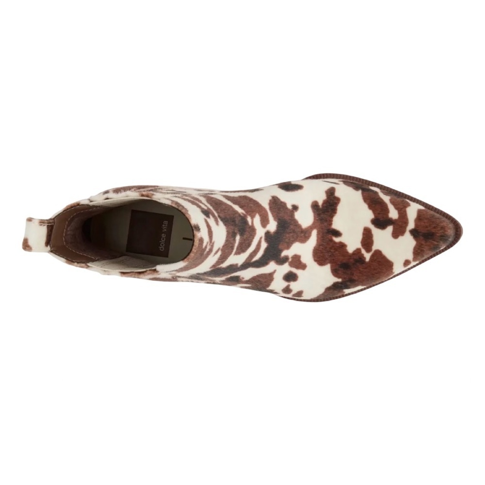 Dolce Vita NWD Steffi Bootie Cow Print Women’s Size 9 - Picture 4 of 8